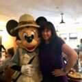 Melissa with mickey mouse